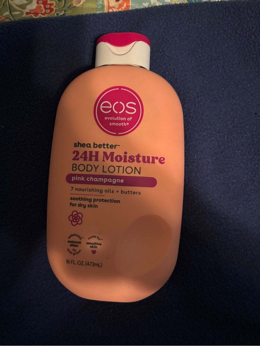 eos Peach & Hot Pink 24H Moisture Body Lotion